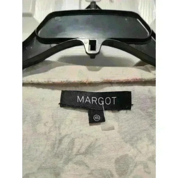 Margot Floral Hooded Full Zip Snap Button Coat Jacket With Pockets Size XSMALL - Picture 10 of 16